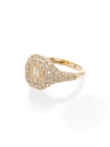 Shay 18kt Yellow Gold Pave Diamond Ring In Gold