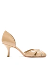 Sarah Chofakian Leather Sarah Pumps In Neutrals