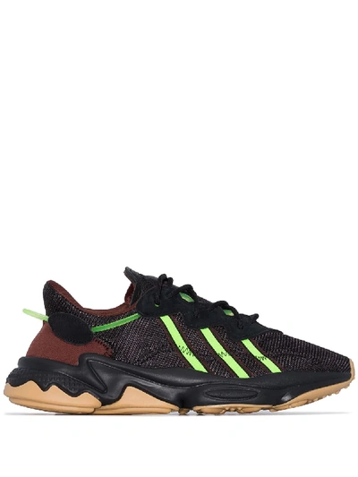 Adidas Originals Adidas X Pusha T Black Ozweego Sneakers In Schwarz