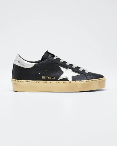 Golden Goose High Star Trainer In Black