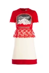 GUCCI GUCCI PARAMOUNT SEQUIN EMBROIDERED DRESS