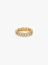 Shay 18k Yellow Gold Mini Link Diamond Ring In Gold