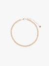 Shay 18k Rose Gold Mini Link Diamond Necklace In Gold