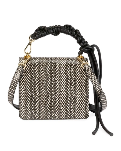 Dries Van Noten Snake Patterned Top-handle Crossbody Bag