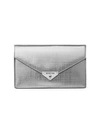 MICHAEL MICHAEL KORS Grace Metallic Leather Envelope Clutch