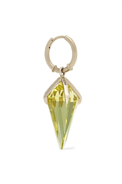 Ara Vartanian 18-karat White Gold Citrine Earring