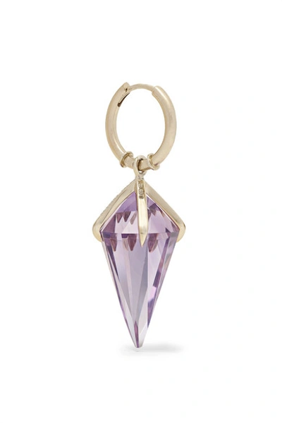 Ara Vartanian 18-karat White Gold Amethyst Earring