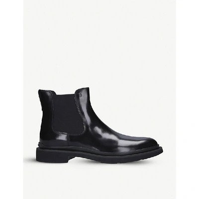 Tod's Leather Chelsea Boots In Black