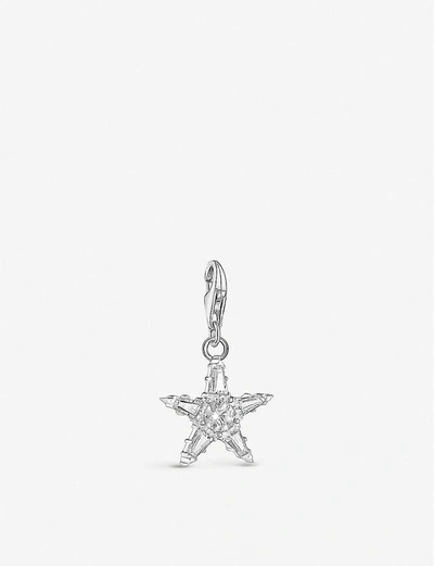 Thomas Sabo Star Sterling Silver And Zirconia Charm