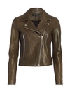 RAG & BONE Mack Lamb Leather Moto Jacket