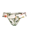 PATBO Shirred Tropical Bikini Bottom