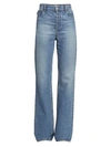 Balenciaga High-waist Straight Leg Jeans In Indigo