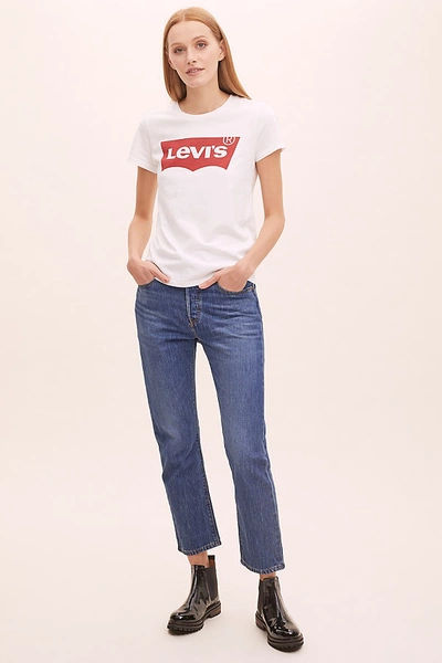 Levi's 501 Cropped Straight-leg Jeans