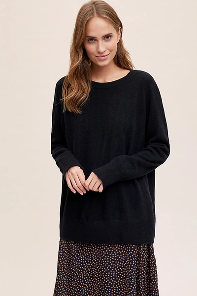 Chinti & Parker Cashmere Jumper In Black