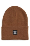 Herschel Supply Co 'abbott' Knit Cap In Saddle Brown