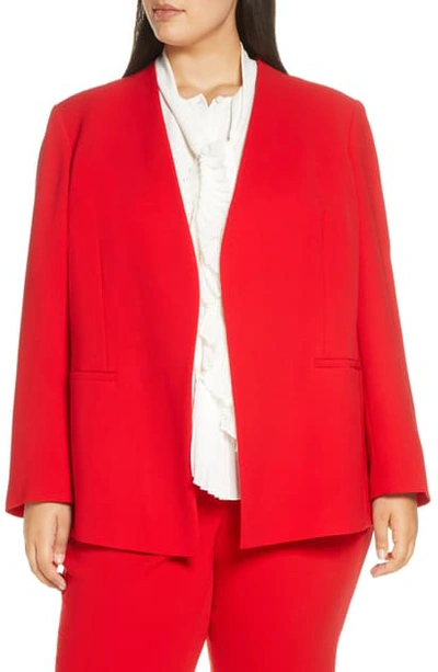 Lafayette 148 Miranda Jacket In Redcurrant