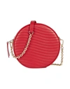 Shop Furla Swing Mini C/body Round Woman Cross-body Bag Coral Size - Soft Leather In Red