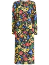 CHINTI & PARKER PRINT BELTED DRESS