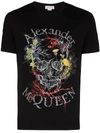 ALEXANDER MCQUEEN BOTANICAL LOGO PRINT T-SHIRT