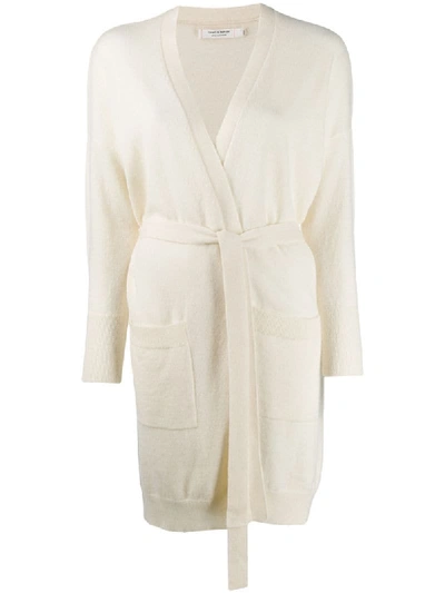 Chinti & Parker Cashmere Belted Cardigan In Neutrals