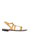 Nanni Sandals In Ocher