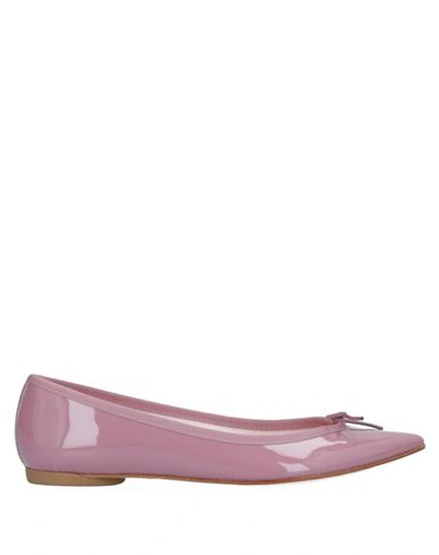 Repetto Ballet Flats In Pastel Pink