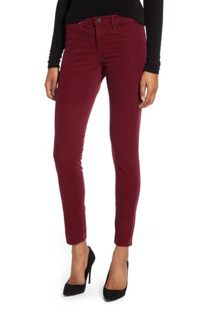 Ag The Legging Corduory Skinny Ankle Jeans In Gooseberry