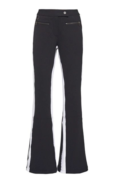 Erin Snow Phia Two-tone Bootcut Ski Trousers In Black