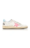 GOLDEN GOOSE DISTRESSED LEATHER SNEAKERS,743401
