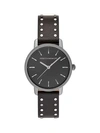 REBECCA MINKOFF BFFL Urban Classic Leather-Strap Watch,0400011888631