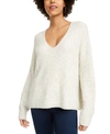 FRENCH CONNECTION V-NECK RIBBED SWEATER