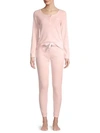 Calvin Klein 2-piece Cotton-blend Pajama Set In Grey