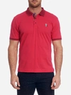 Robert Graham Easton Polo In Fuchsia