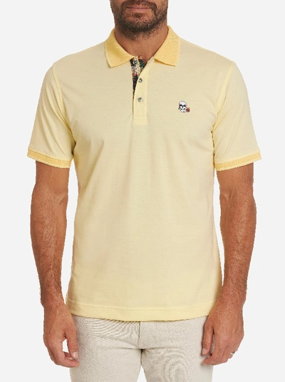 Robert Graham Easton Polo In Yellow