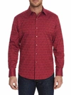 Robert Graham Atlas Sport Shirt Big In Red