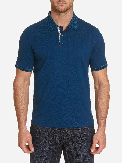 Robert Graham Westan Polo In Blue