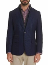 Robert Graham Men's Downhill Two-button Wool Jacket In Navy