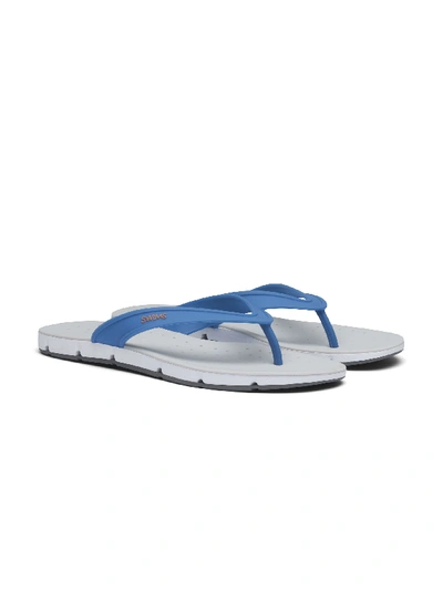 Swims Men's Breeze Flip Flops, Seaport Blue/alloy In Seaport Blue,alloy