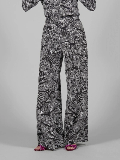 Robert Graham Cora Samson & Delilah Printed Trousers In Black