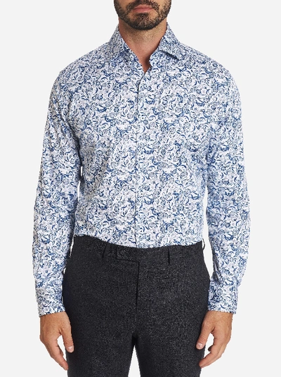 Robert Graham Men's Marleigh Floral Sport Shirt In Blue