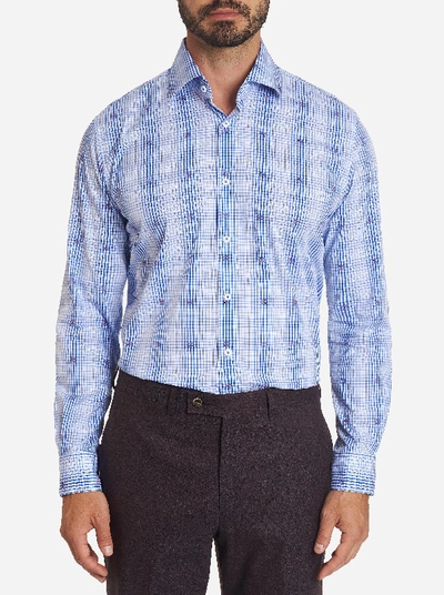 Robert Graham Men's Altham Graphic Dress Shirt In Blue