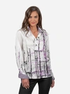 dressing gownRT GRAHAM PRISCILLA METROPOLIS PRINTED SHIRT