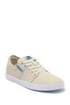 Supra Stacks Ii Canvas Sneaker In Bone Stitch-white