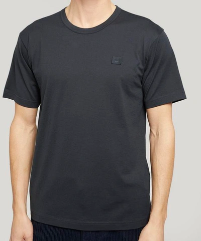 Acne Studios Nash Face T-shirt In Black
