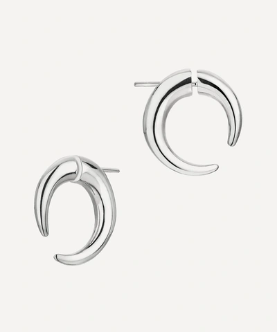 Shaun Leane Quill Talon Sterling Silver Hoop Earrings