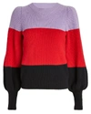 A.L.C A.L.C. SAMMY COLORBLOCK CASHMERE-LAMBSWOOL SWEATER,060041704824