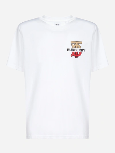 Burberry T-shirt In Cotone Con Logo