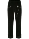 NEIL BARRETT CORDUROY ZIPPED TROUSERS