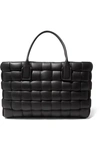 BOTTEGA VENETA CABAS MEDIUM INTRECCIATO PADDED LEATHER TOTE