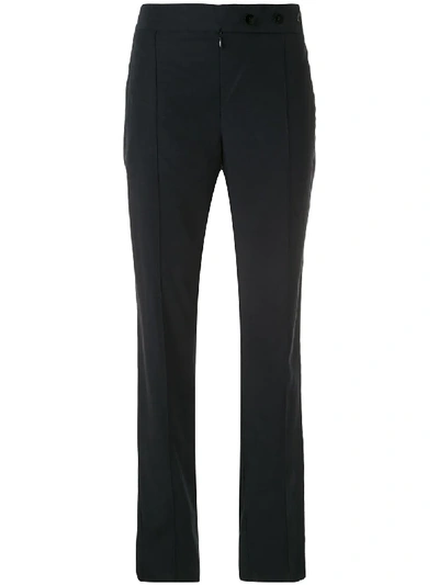 Alcaçuz Modem Straight Trousers In Blue